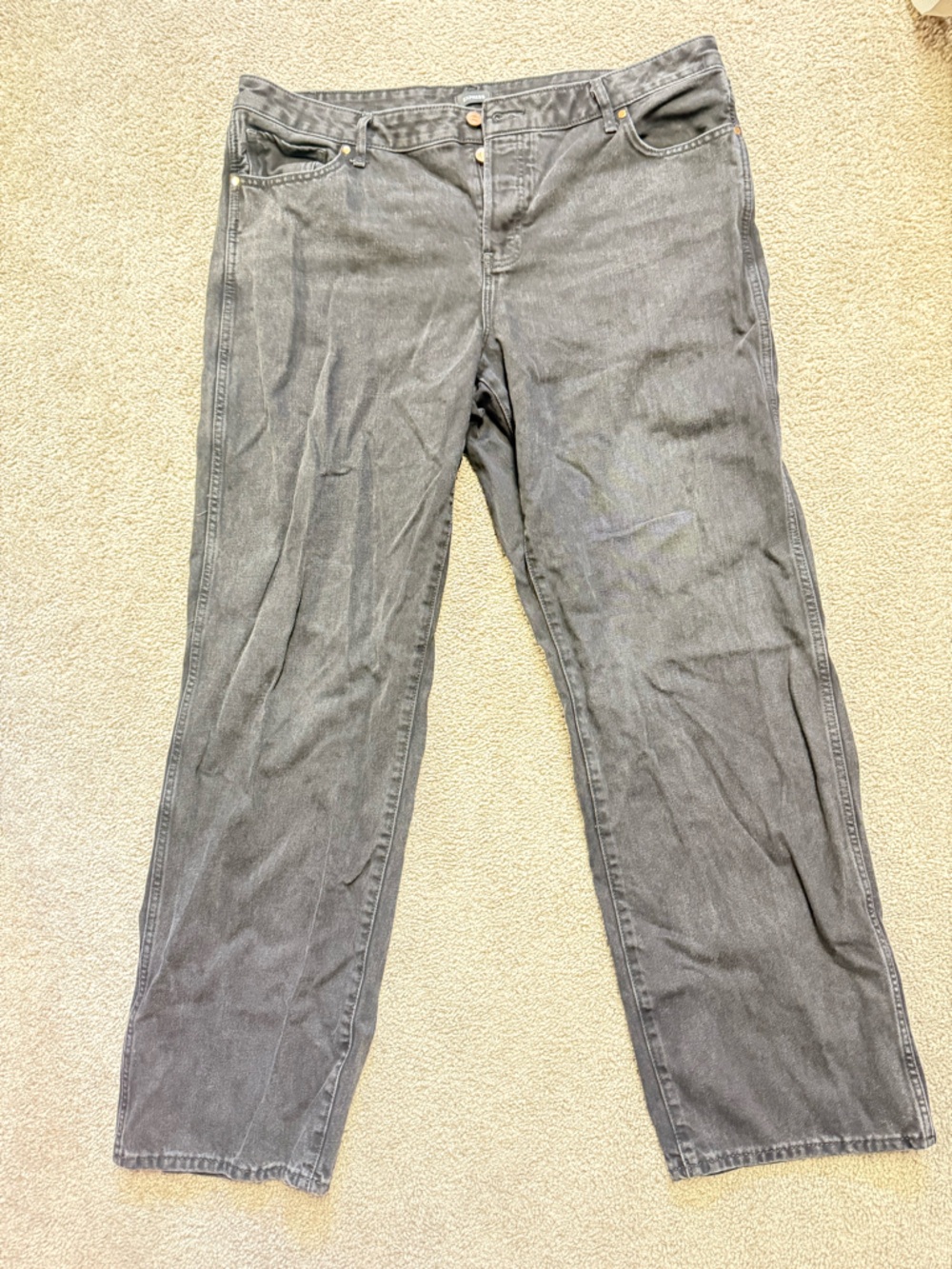 Express relaxed straight jeans size 16 long